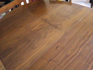 Mesa comedor redonda madera y 4 sillas