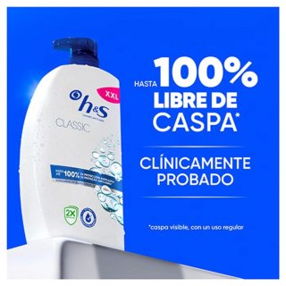 1 UD H&S Champú Anticaspa Classic 1L