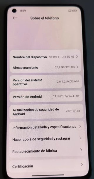 Xiaomi 11 Lite 5G NE Azul Celeste