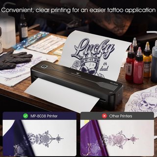 Impresora Térmica Tatuajes A4 Inalámbrica