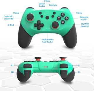 NK Wireless Switch mando turbo vibración azul