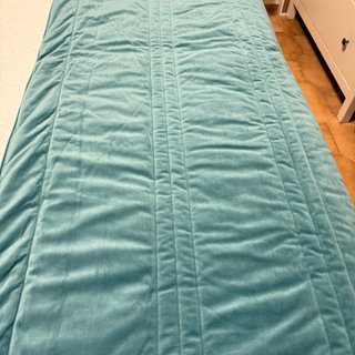 Cobre pés verde petróleo 180cmx125cm frette