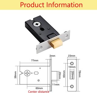 Qrity cerradura empotrable puerta corredera