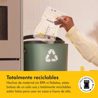 Medela bolsas leche materna seguras