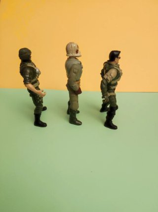 Lote 3 Figuras Militares Chap Mei