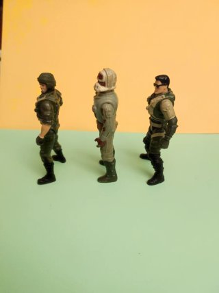 Lote 3 Figuras Militares Chap Mei