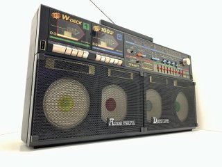 Radiocasete Dynasty ES555 Ghettoblaster Negro