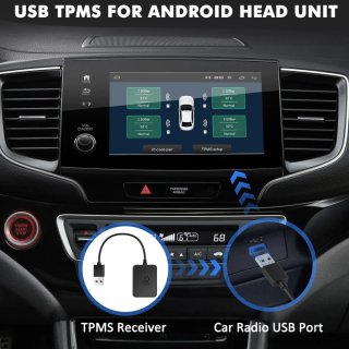 Sistema TPMS 4 Sensores Control Presión Neumáticos