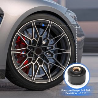Sistema TPMS 4 Sensores Control Presión Neumáticos