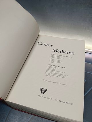libro, Cancer medicine James F.Holland