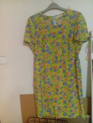 Vestido floral Manuel Ortuño a medida XXL