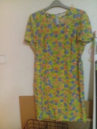 Vestido floral Manuel Ortuño a medida XXL