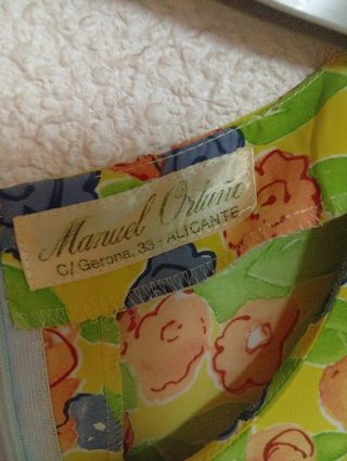 Vestido floral Manuel Ortuño a medida XXL