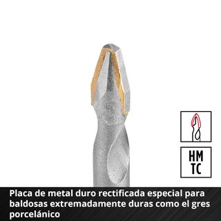 Juego 4 brocas porcelánico cerámica surtidas