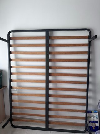 Somier 150cm Metal y Madera