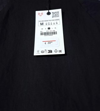 Vestido negro Zara Talla M