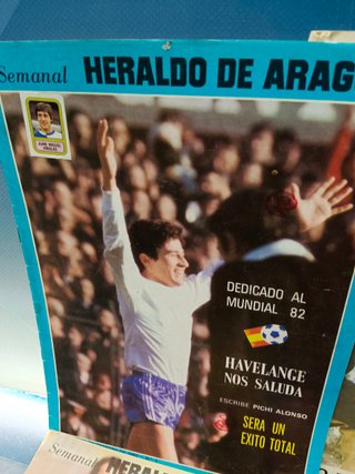 LOTE, SEMANAL, HERALDO DE ARAGÓN, DEDICADOS AL MUNDIAL 82 , 15 revistas
