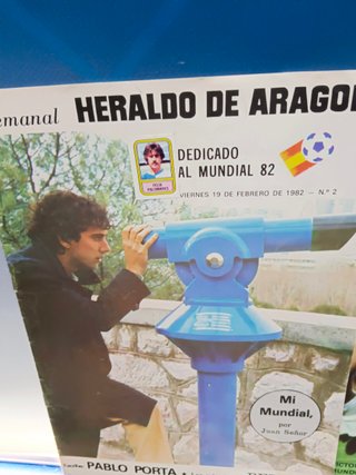 LOTE, SEMANAL, HERALDO DE ARAGÓN, DEDICADOS AL MUNDIAL 82 , 15 revistas