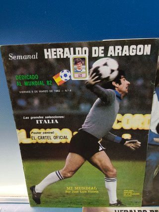 LOTE, SEMANAL, HERALDO DE ARAGÓN, DEDICADOS AL MUNDIAL 82 , 15 revistas