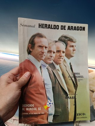 LOTE, SEMANAL, HERALDO DE ARAGÓN, DEDICADOS AL MUNDIAL 82 , 15 revistas