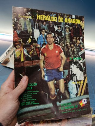 LOTE, SEMANAL, HERALDO DE ARAGÓN, DEDICADOS AL MUNDIAL 82 , 15 revistas