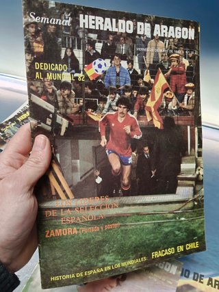 LOTE, SEMANAL, HERALDO DE ARAGÓN, DEDICADOS AL MUNDIAL 82 , 15 revistas