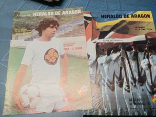 LOTE, SEMANAL, HERALDO DE ARAGÓN, DEDICADOS AL MUNDIAL 82 , 15 revistas