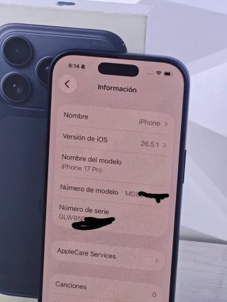 iPhone 17 Pro 256GB Azul Oscuro