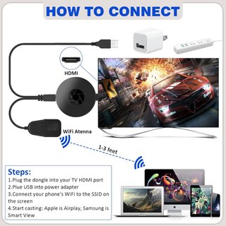 Adaptador inalámbrico HDMI 4K espejo pantalla