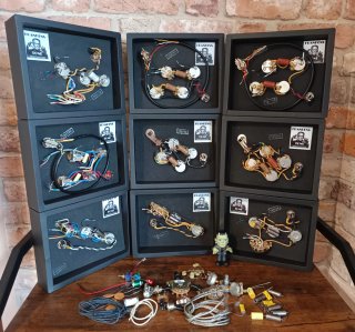 Kit precableado para guitarra eléctrica Les Paul.