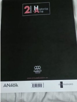 Libro Historia del Arte Anaya 2 Bachillerato