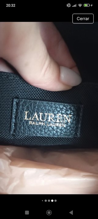 Bolso Tote Ralph Lauren Negro