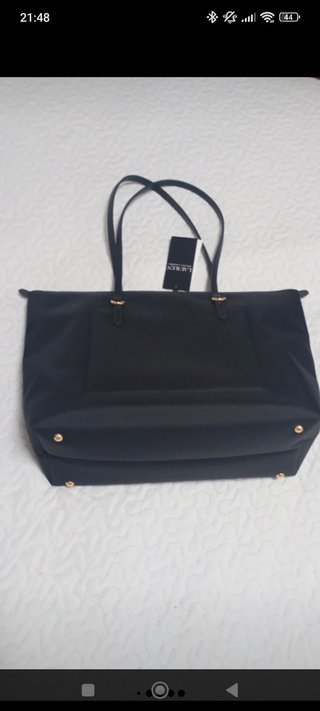 Bolso Tote Ralph Lauren Negro