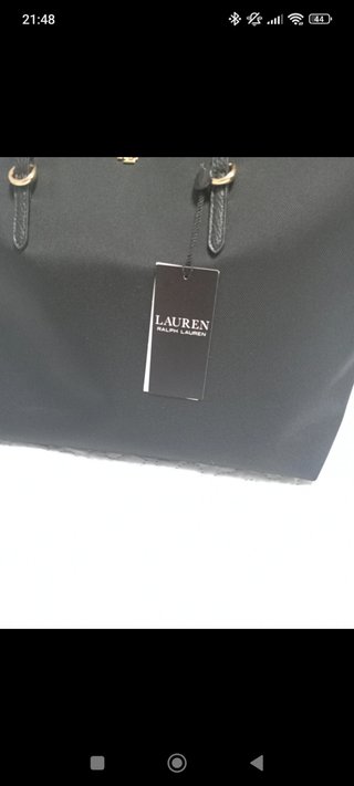 Bolso Tote Ralph Lauren Negro