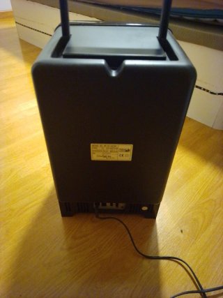 Nevera eléctrica portátil negra