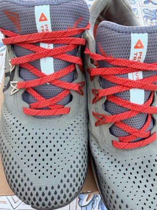Scarpe Nike React 4 Trail Grigie Rosse