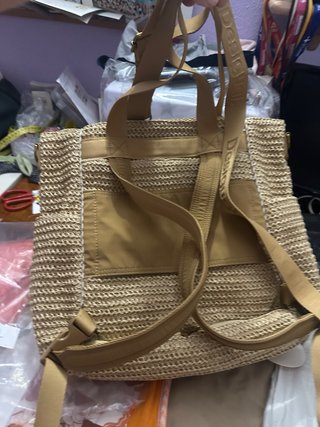 Bolso/Mochila Desigual Beige y Marrón
