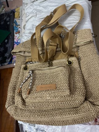 Bolso/Mochila Desigual Beige y Marrón