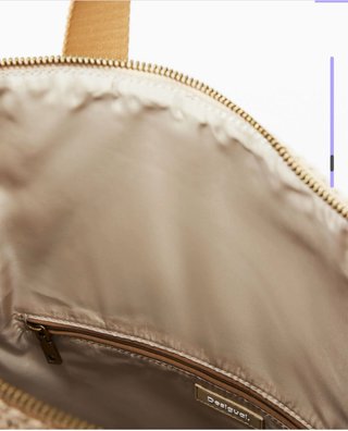 Bolso/Mochila Desigual Beige y Marrón