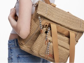 Bolso/Mochila Desigual Beige y Marrón