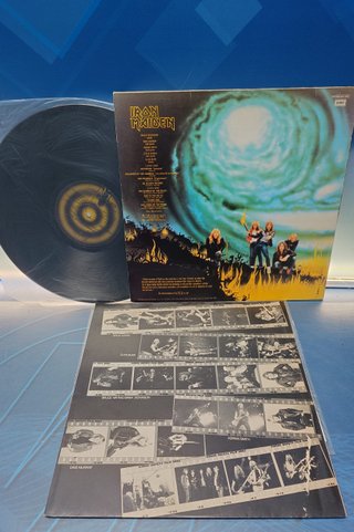 disco LP vinilo Iron Maiden – The Number Of The Beast "El Número De La Bestia" EMI LP, Album 1982, Spain