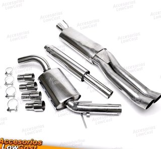 Sistema de escapes de acero inoxidable TA Technix