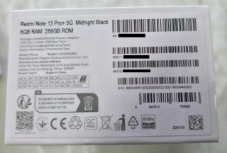 Xiaomi Redmi Note 13 Pro+ 5G 256GB Negro