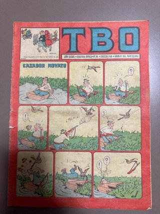 Lote I: 5 unids. TBO antiguos años 50
