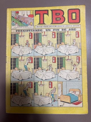 Lote I: 5 unids. TBO antiguos años 50