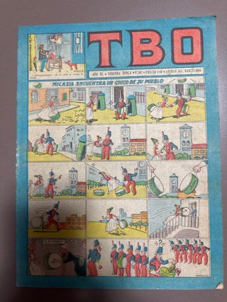 Lote I: 5 unids. TBO antiguos años 50