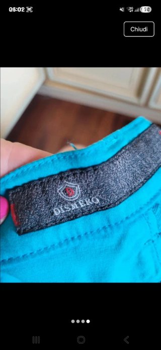 Pantaloni Dismero taglio jeans blu