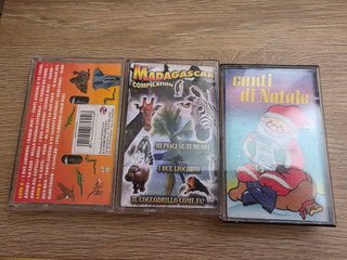 3 audio cassette musica bambini natal