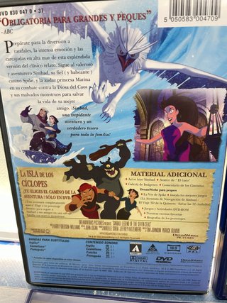 Lote de 4 DVDS Peliculas infantiles el emperador y sus locuras y mas