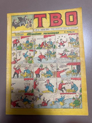 Lote II: 5 TBO antiguos años 50 nº108-126